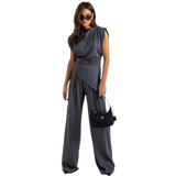 Sofia - Asymetrický komplet s drapovanými rameny