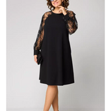 Barbara | Elegantní černé sexy krajkové šaty