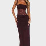 Maxi šaty s volným padem a rafinovanou elegancí