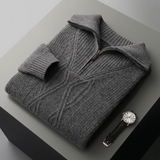 Taranto Merino Wool Zip Sweater