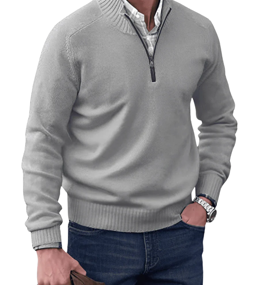 Casual Zip Sweater