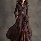 Hanna | Retro Maxi Šaty