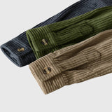 Rafael | Hnědá manšestrová košile