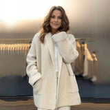 WINNIE | Pletený svetr s kapsami