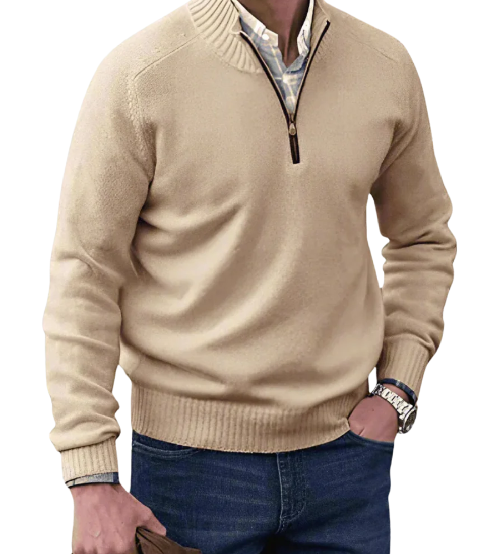 Casual Zip Sweater