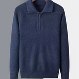 Gstaad Cashmere Quarter Zip Sweater
