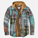 Halina – Patchwork kostkovaná bunda