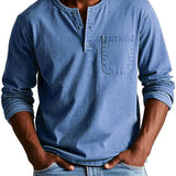 Sebastian - Retro Košile z Prémiového Lehkého Denimu