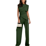 Sofia - Asymetrický komplet s drapovanými rameny