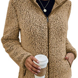 Vilibalda | Elegantní casual fleece bunda