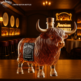 Láhev whisky ve tvaru býka