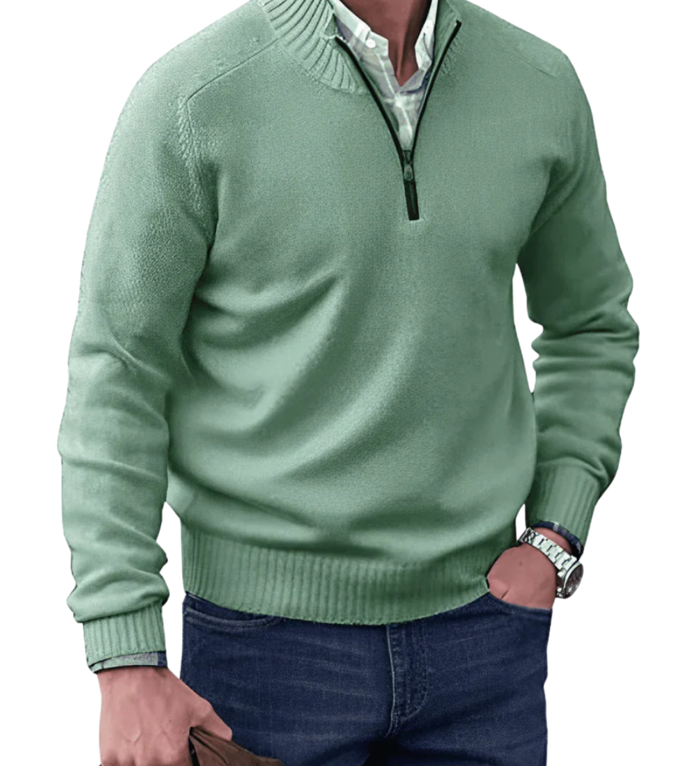 Casual Zip Sweater