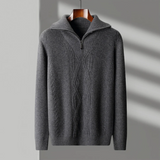 Taranto Merino Wool Zip Sweater