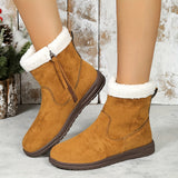 Lucinka | Dámské boty v jednobarevném provedení, na boční zip, měkká podrážka, boty s termo podšívkou