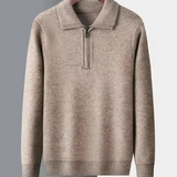 Gstaad Cashmere Quarter Zip Sweater