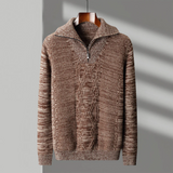 Taranto Merino Wool Zip Sweater