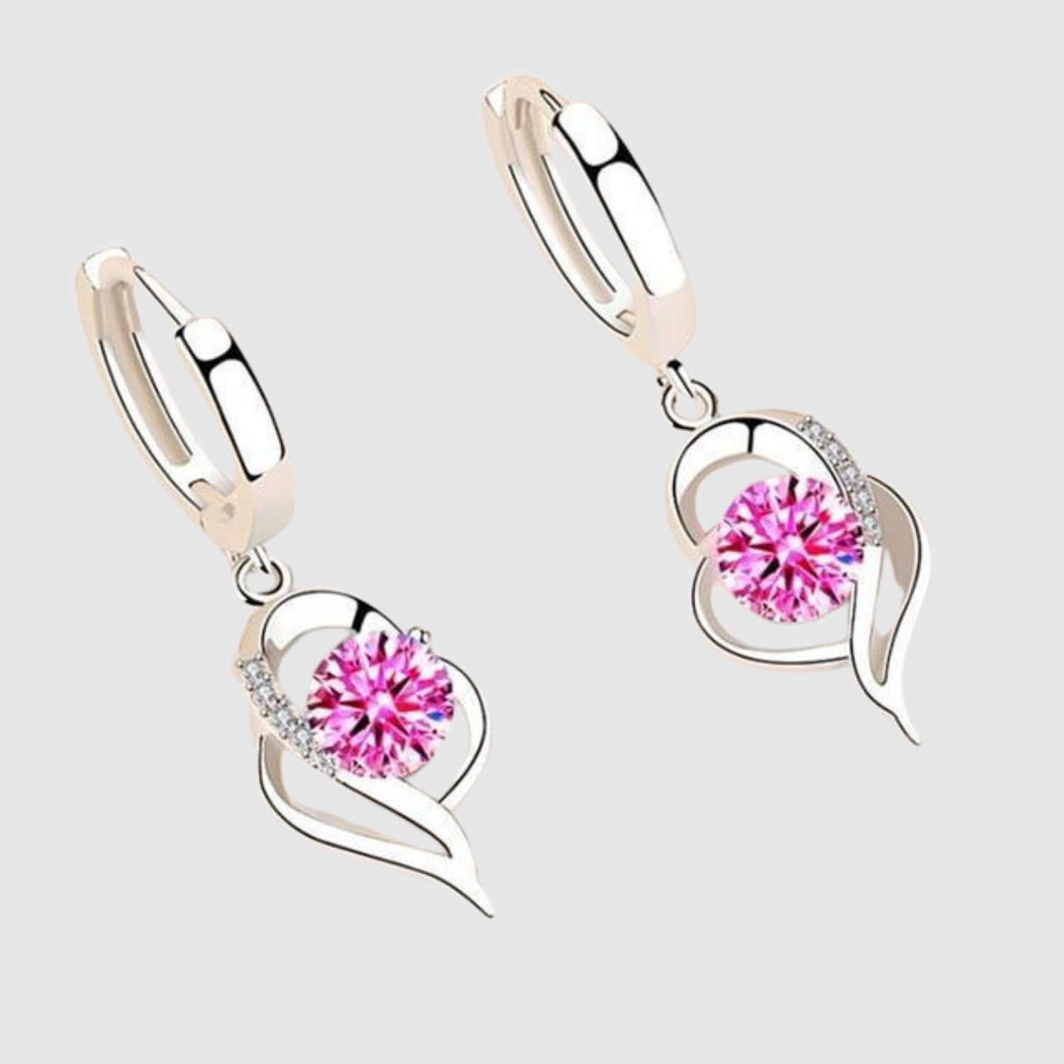 Elisa – Stříbrné náušnice se zirkonem "Lesk"