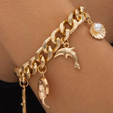 Náhrdelník s přívěskem na téma oceánu