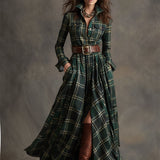 Hanna | Retro Maxi Šaty