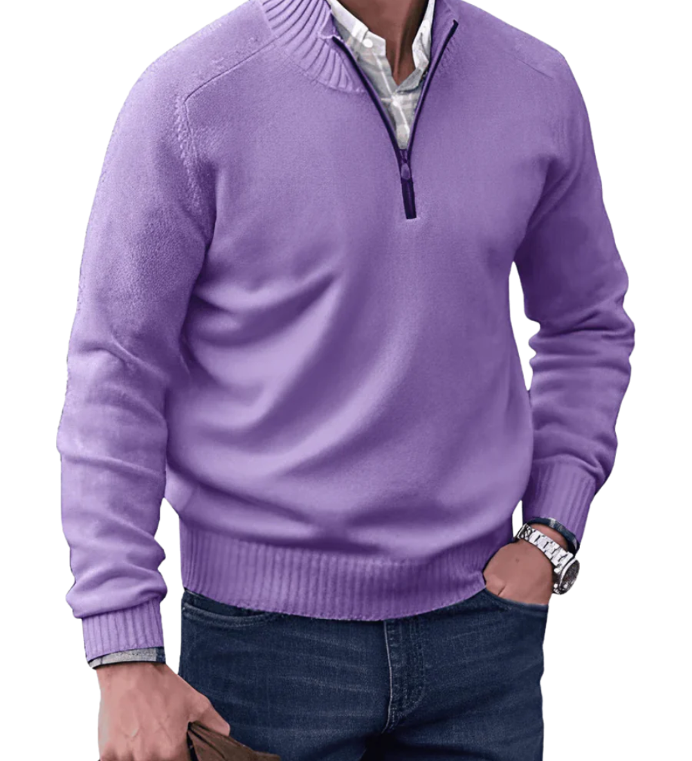 Casual Zip Sweater