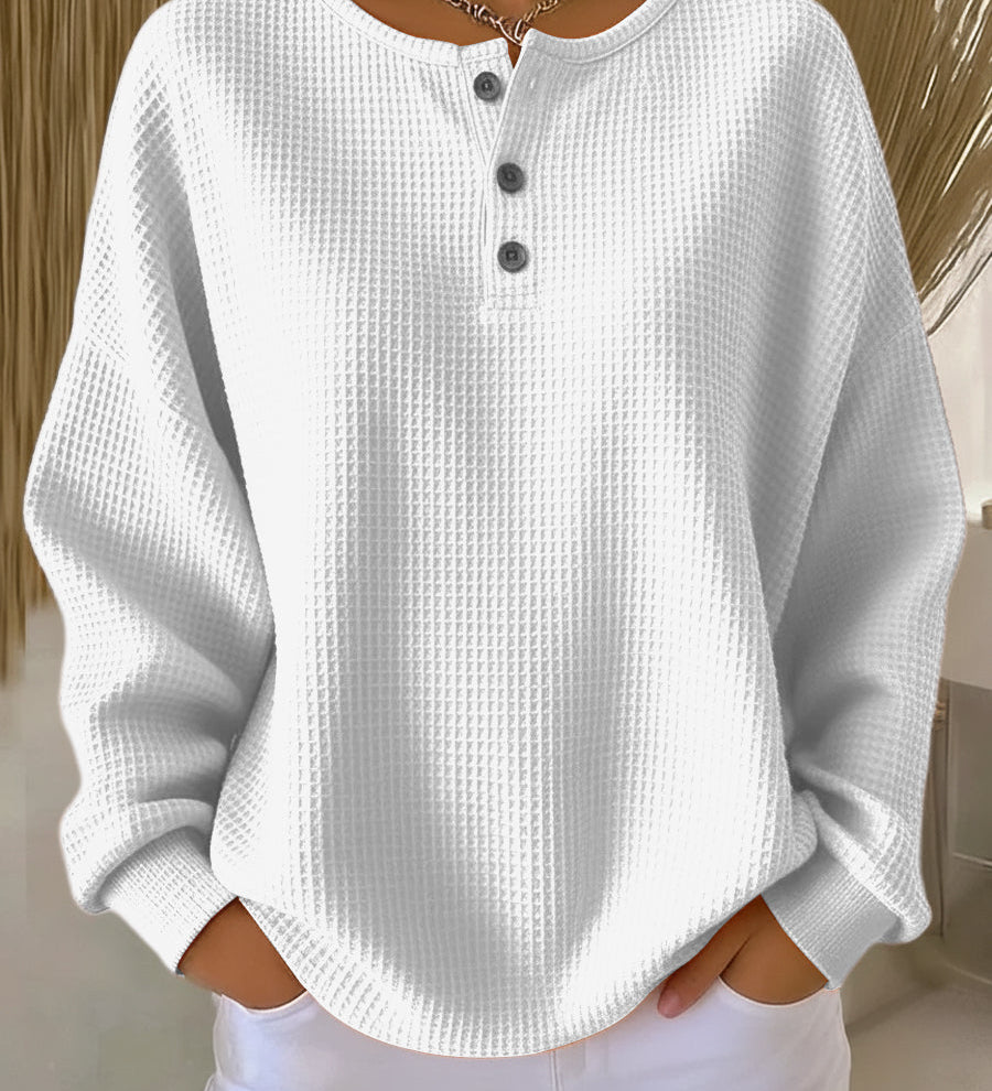 Snuvé™ – Volná mikina s kulatým výstřihem