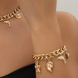 Náhrdelník s přívěskem na téma oceánu