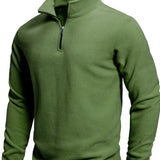 Long Sleeve Zip Sweater