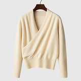 Elena – Zavinovací pletený svetr Premium