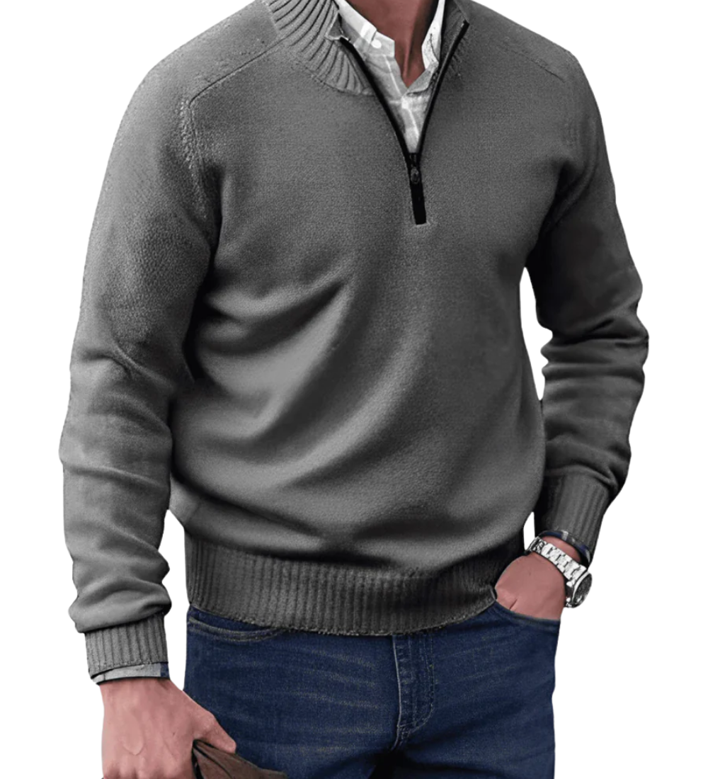 Casual Zip Sweater