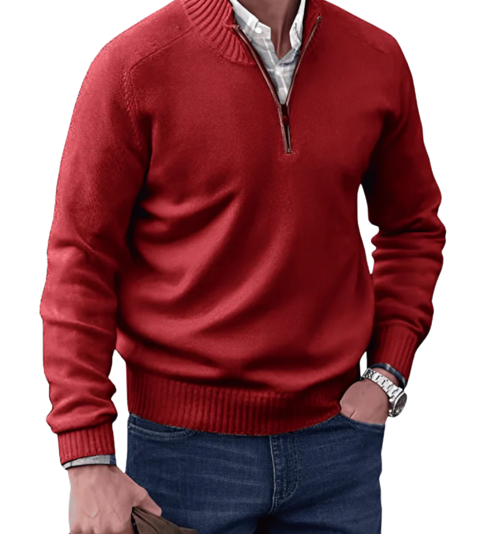 Casual Zip Sweater