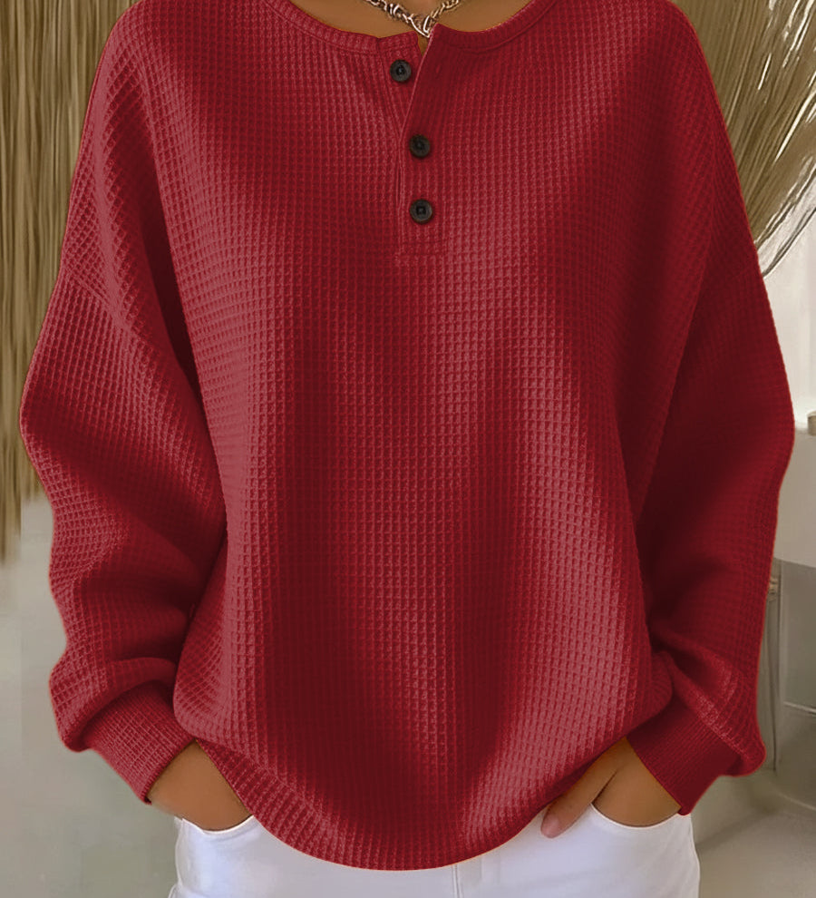 Snuvé™ – Volná mikina s kulatým výstřihem