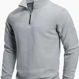 Long Sleeve Zip Sweater