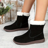 Lucinka | Dámské boty v jednobarevném provedení, na boční zip, měkká podrážka, boty s termo podšívkou