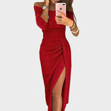 Ivana - Večerní šaty s odhalenými rameny