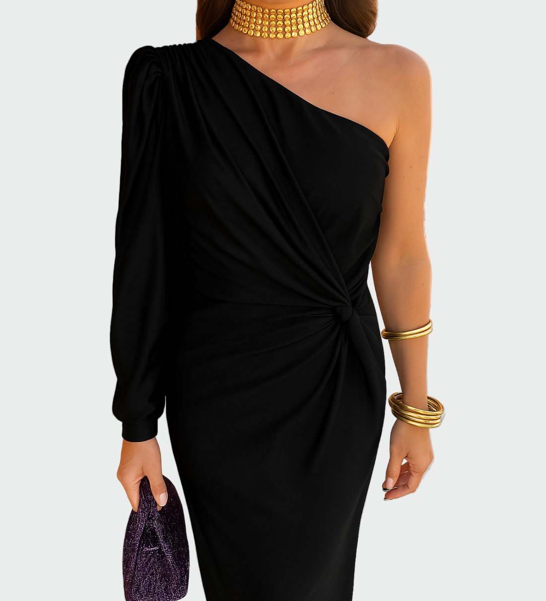 Elegantní černé letní šaty