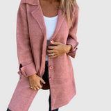 Léonie | Uvolněný dlouhý podzimní kabát