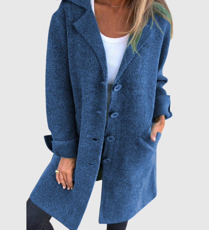 Léonie | Uvolněný dlouhý podzimní kabát