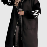 Monika | Elegantní Kapucňový Kabát