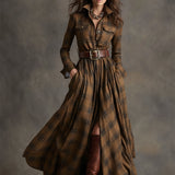 Hanna | Retro Maxi Šaty