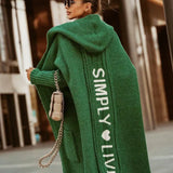 Veronika | Dlouhý svetr na zapínání pro ženy