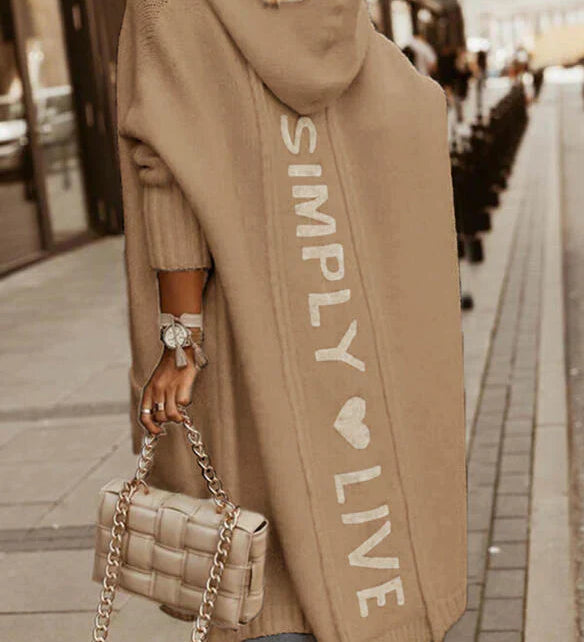 Veronika | Dlouhý svetr na zapínání pro ženy