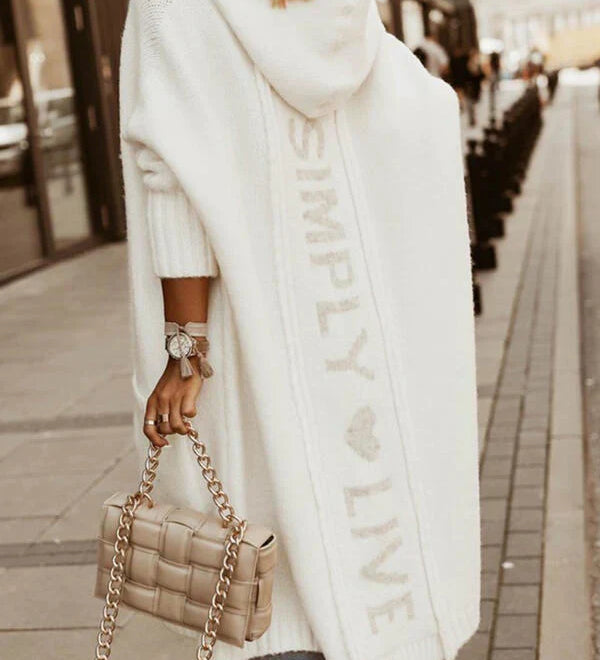 Veronika | Dlouhý svetr na zapínání pro ženy