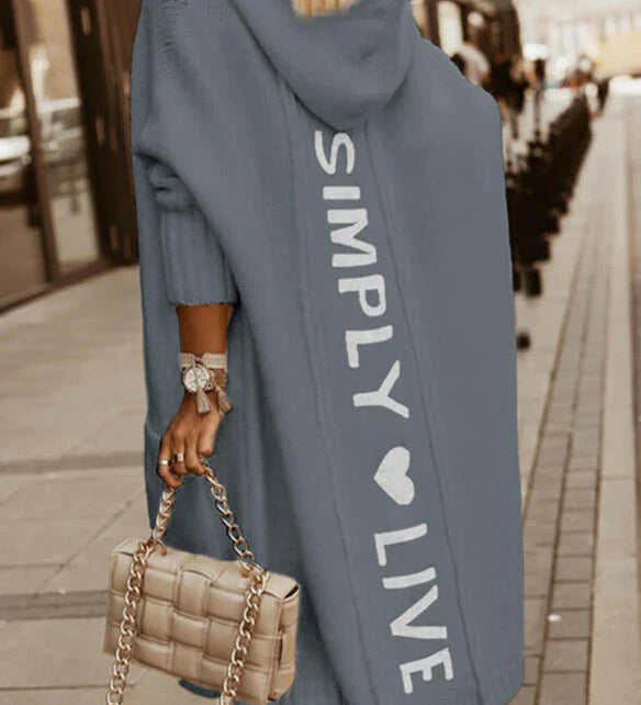 Veronika | Dlouhý svetr na zapínání pro ženy