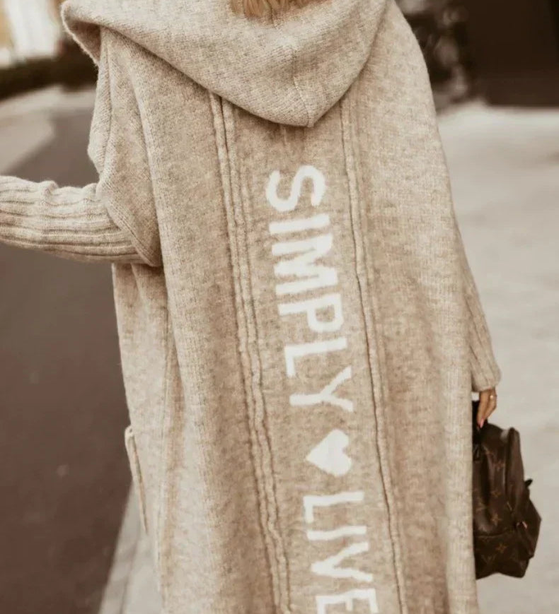 Veronika | Dlouhý svetr na zapínání pro ženy