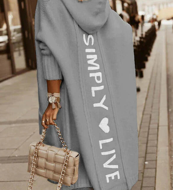 Veronika | Dlouhý svetr na zapínání pro ženy