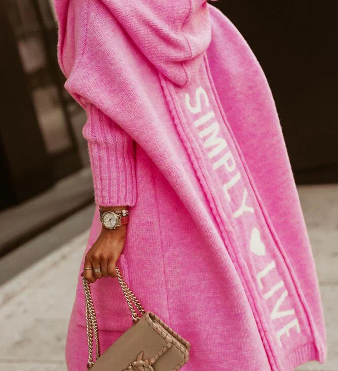 Veronika | Dlouhý svetr na zapínání pro ženy