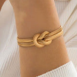 Náramek z hadí kosti s řetězem