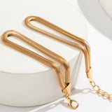 Náramek z hadí kosti s řetězem