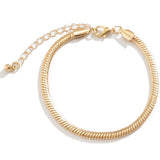 Plochý hadí kostní náramek