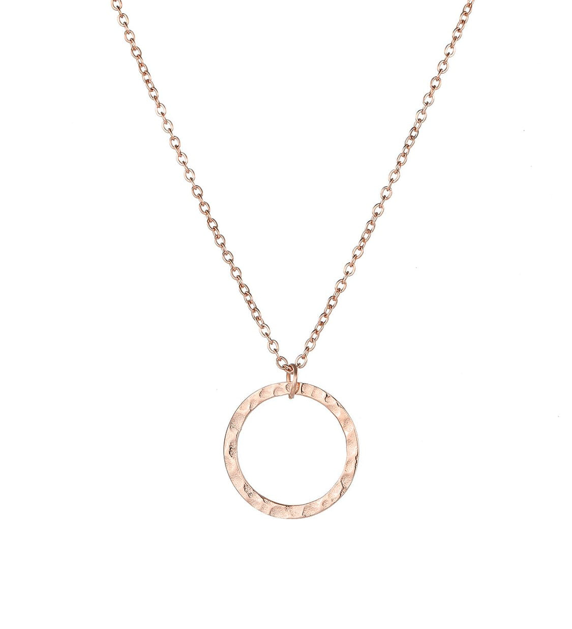 LUXE Organický Náhrdelník s Otevřeným Kroužkem